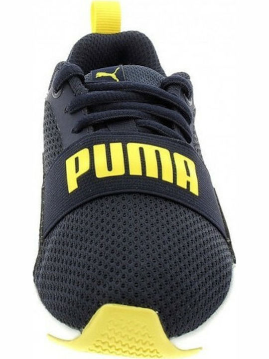 Puma Kids Sports Shoes Running Athleisure SS19 Wired JR Navy Blue