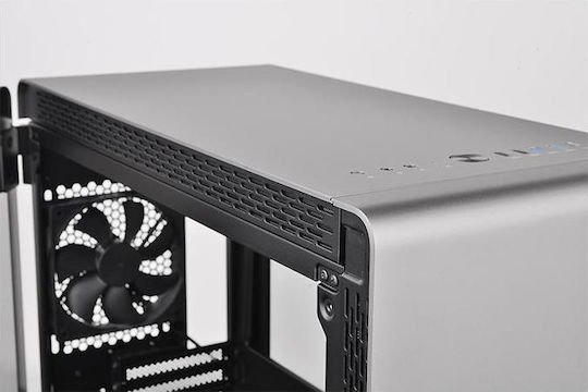Thermaltake A500 Aluminum Tempered Glass Edition Gaming Midi Tower Κουτί Υπολογιστή με Πλαϊνό Παράθυρο Μαύρο