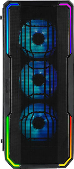 BitFenix Enso Mesh RGB Gaming Midi Tower Κουτί Υπολογιστή με Πλαϊνό Παράθυρο Μαύρο