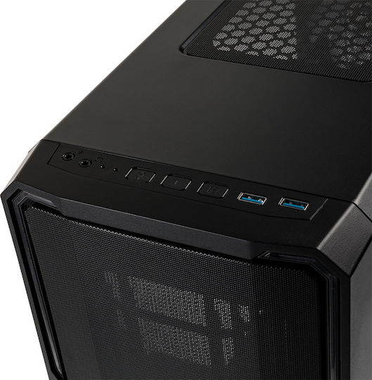 BitFenix Enso Mesh RGB Gaming Midi Tower Κουτί Υπολογιστή με Πλαϊνό Παράθυρο Μαύρο