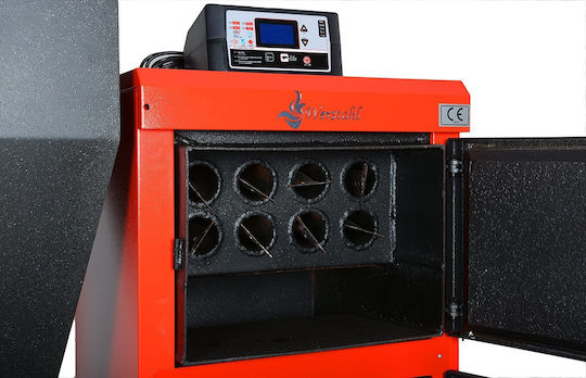 Werstahl Hercules HS50 Λέβητας Pellet / Ξύλου / Βιομάζας με Καυστήρα 50000kcal/h