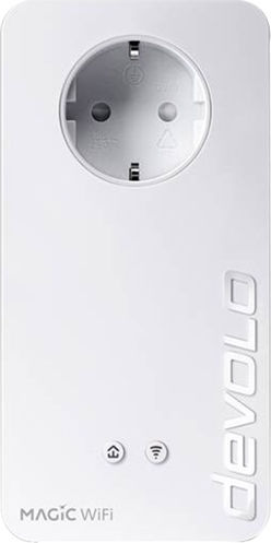 Devolo Magic 1 WiFi 2-1 Powerline Kit dublu pentru Conexiune Wireless Wi-Fi 5 cu Prin trecere Prize și 2 Porturi Ethernet