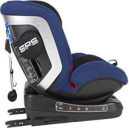 Kikka Boo 4 Strong Детско Столче за Кола с Isofix Blue 0-36 кг