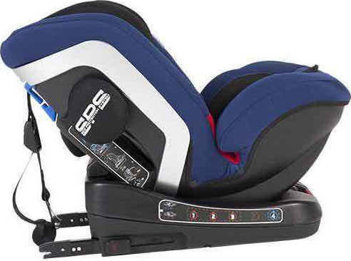 Kikka Boo 4 Strong Детско Столче за Кола с Isofix Blue 0-36 кг