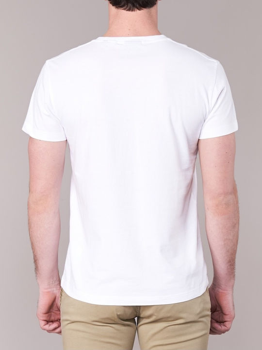 Gant The Original Ανδρικό T-shirt Λευκό Μονόχρωμο