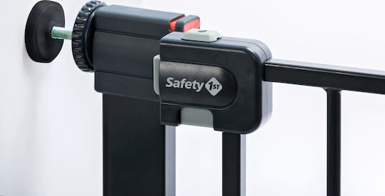 Safety 1st Easy Close Foldable Security Door Simple Placement made of Metal in Black Color 80x73cm 1pcs