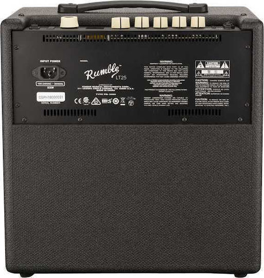 Fender Rumble 25LT Комбо усилвател Електрически бас 1 x 8" 25W Черен