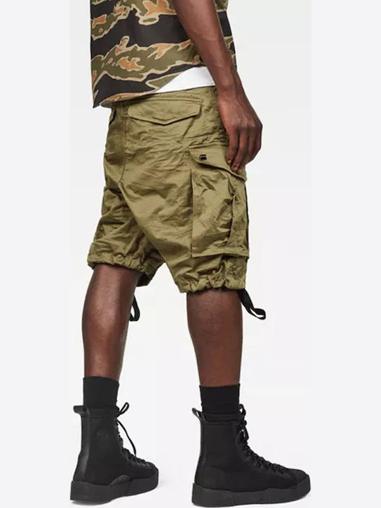 Rovic Zip Relaxed Men's Shorts Cargo Khaki