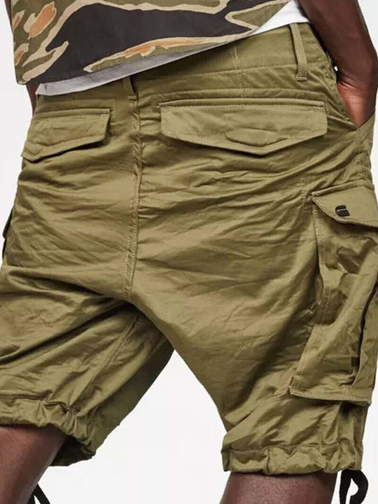 Rovic Zip Relaxed Men's Shorts Cargo Khaki