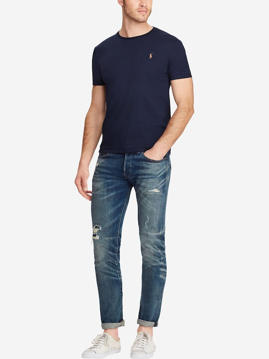 T-shirt Navy Μπλε