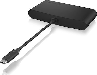 Icy Box Docking Station with Black (IB-DK405-TB3)