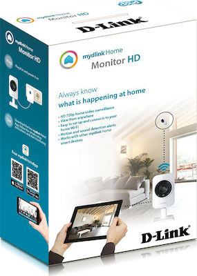 D-Link DCS-935L IP Κάμερα Παρακολούθησης Wi-Fi HD 720P με Μικρόφωνο