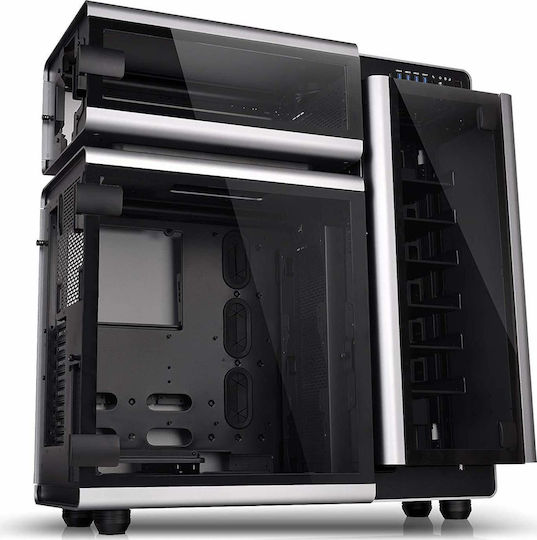 Thermaltake Level 20 TG Gaming Full Tower Computer Case with Side Window and RGB Lighting Black