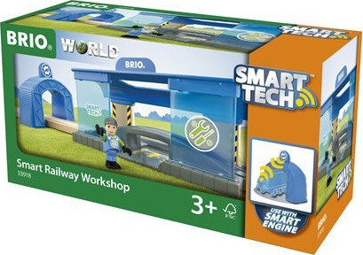Brio Toys Smart Tech Railway Workshop Railroad Accessories for 3+ years+ Years