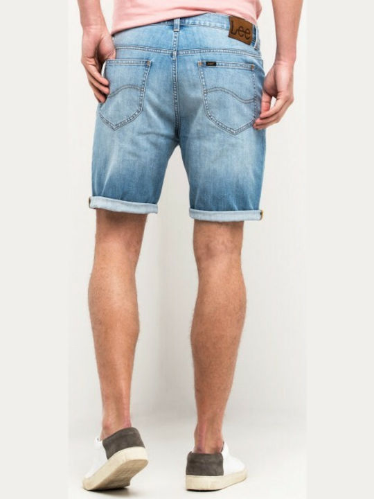 Lee Rider Herrenshorts Jeans Blau