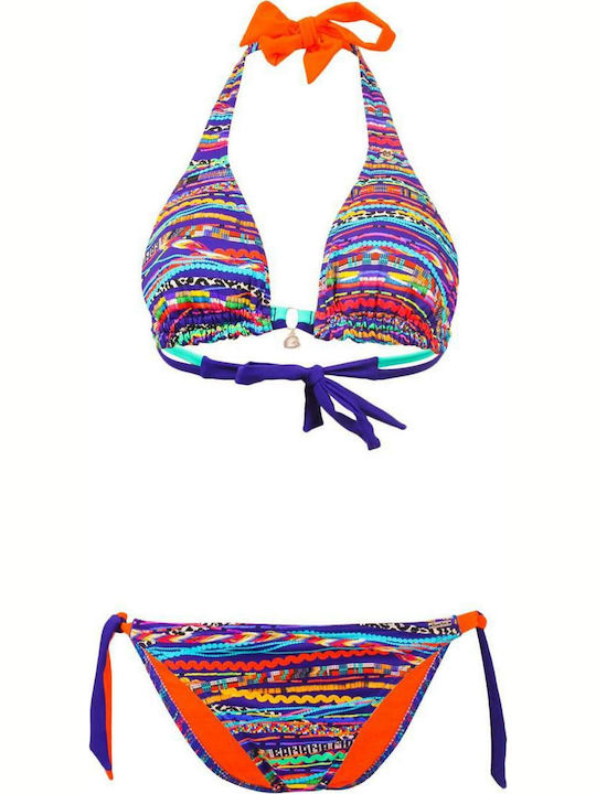 Banana Moon Triangle Bikini Top Pisco Multicolour