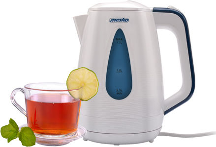 Mesko MS 1261 Електрическа Кана 1.7л 2200W Бяла