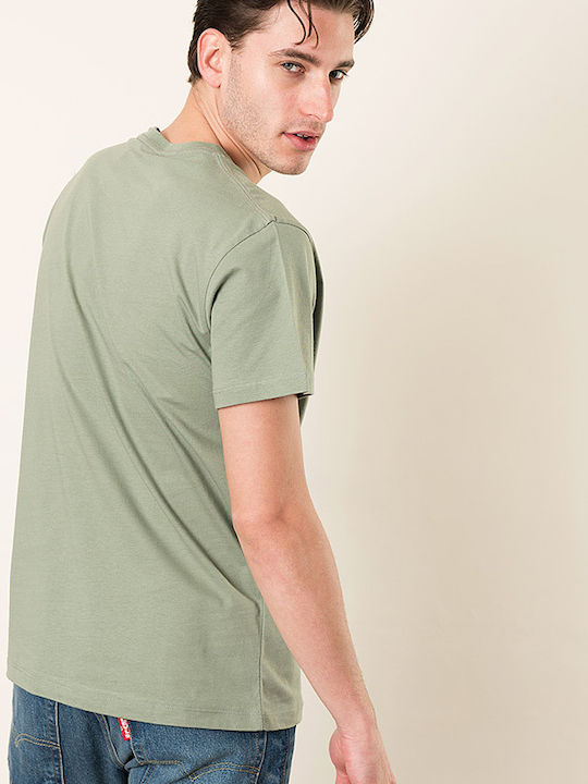 Pepe Jeans Herren T-Shirt Kurzarm Khaki