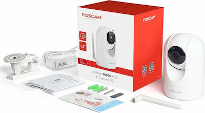 Foscam R2 IP Cameră de supraveghere Wi-Fi 1080p Full HD cu comunicare bidirecțională și obiectiv de 2.8mm