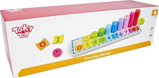 Tooky Toys Άβακας Αριθμητήριο Άβακας από Ξύλο για 2+ Ετών