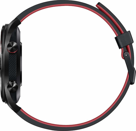 Honor Watch Magic Stainless Steel 43mm Waterproof with Heart Rate Monitor (Red)