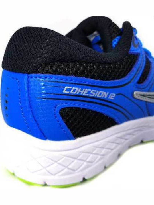 S-Cohesion 12 Αδιάβροχα Αθλητικά Παιδικά Παπούτσια Running με Κορδόνια Μπλε