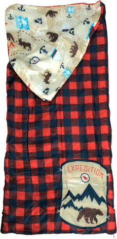 Panda Sleeping Bag Kids 2 Seasons Kid I Red