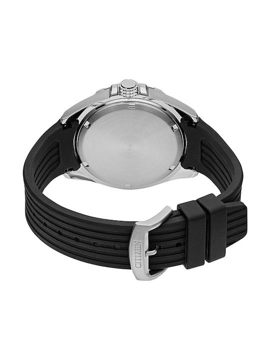 Citizen Ecodrive Часовник Eco - Drive с Черно Каучукова каишка