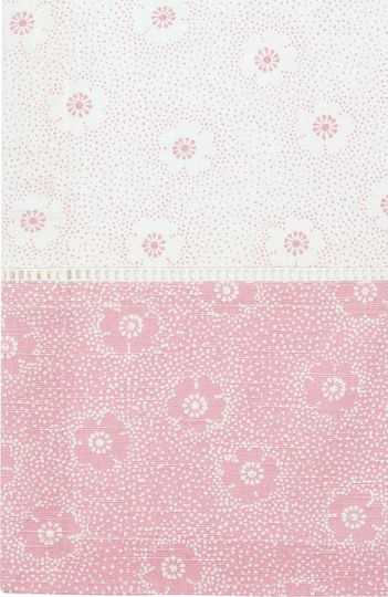 PiP Studio Floral Dotted Flower mit Stickerei Rosa 150x250cm