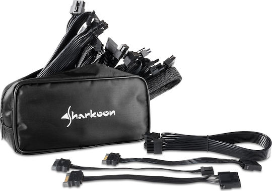 Sharkoon SilentStorm Cool Zero 650W Black Computer Power Supply Full Modular 80 Plus Gold