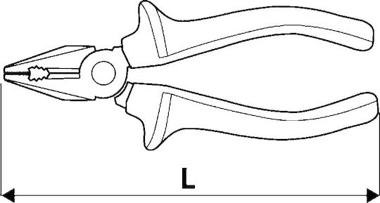 Topex Zange 180mm Zange Zange Länge 180mm