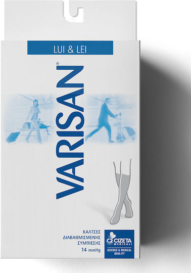 Varisan Lui & Lei Чорапи Висока телешка височина Дължина на компресията 14 мм рт. ст Marrone