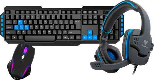 Gamdias Poseidon E1 Σετ Gaming Πληκτρολόγιο & Ποντίκι (Αγγλικό US)