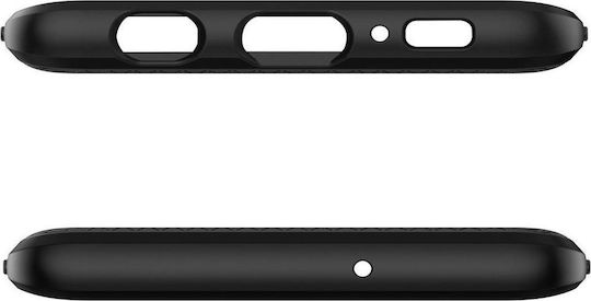 Spigen Liquid Air Umschlag Rückseite Silikon Schwarz (Galaxy S10+)