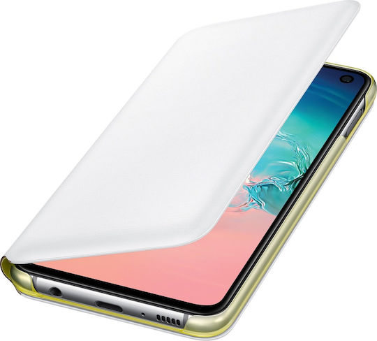 Samsung Led View Cover Книга Пластмаса Бял (Galaxy S10e)