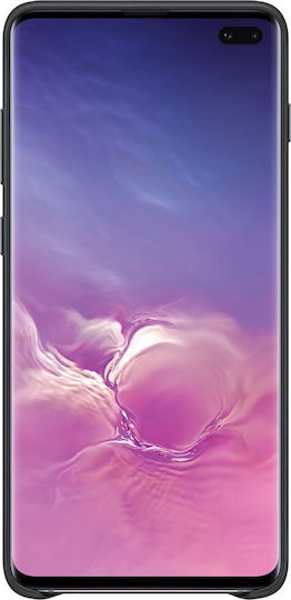 Samsung Back Cover Δερμάτινο Μαύρο (Galaxy S10+)