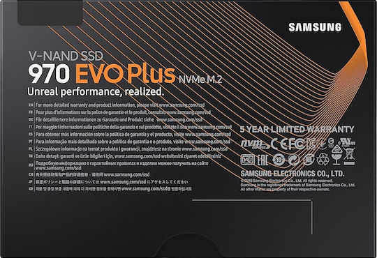 Samsung 970 Evo Plus SSD 1TB M.2 NVMe PCI Express 3.0 MZ-V7S1T0BW