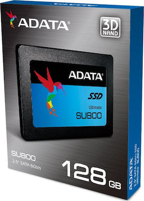 Adata Ultimate SU800 SSD 128GB τύπου 2.5'' με σύνδεση SATA III ASU800SS-128GT-C