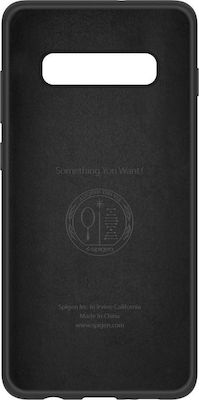 Spigen Silicone Fit Coperta din spate Silicon Negru (Galaxy S10) 605CS25818