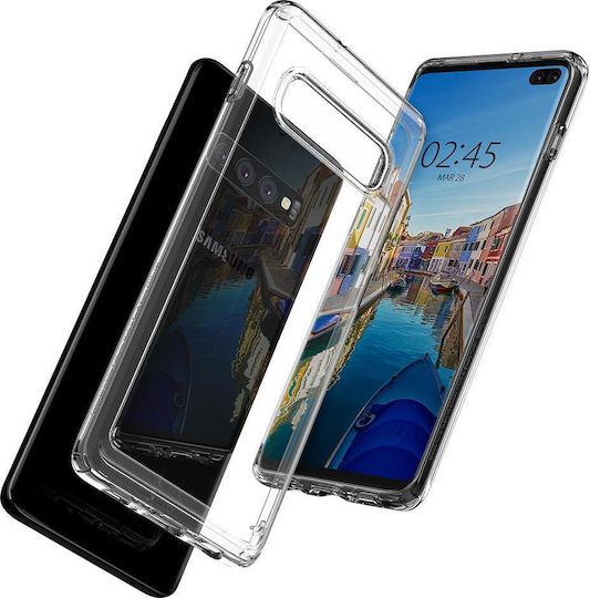 Spigen Ultra Hybrid Back Cover Πλαστικό Διάφανο (Galaxy S10+)