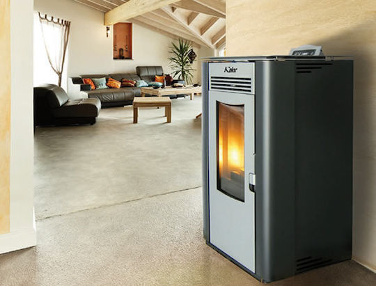 Kalor Miriam 10 Pelletofen 8kW Black