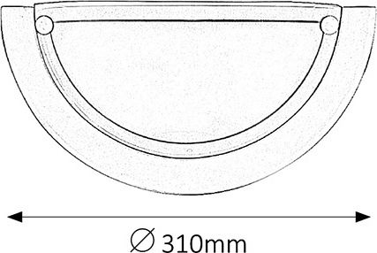 Rabalux Ufo Φωτιστικό Τοίχου 17x9εκ. Rabalux Ufo Φωτιστικό Τοίχου 17x9εκ.