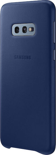 Samsung Leather Cover Back Cover Δερμάτινο Navy Μπλε (Galaxy S10e)