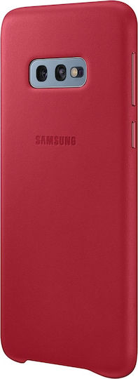 Samsung Leather Cover Back Cover Leather Red (Galaxy S10e)