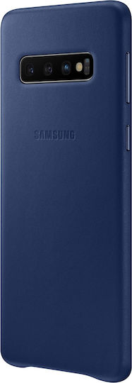 Samsung Back Cover Δερμάτινο Navy Μπλε (Galaxy S10)