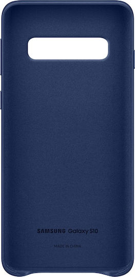 Samsung Back Cover Δερμάτινο Navy Μπλε (Galaxy S10)