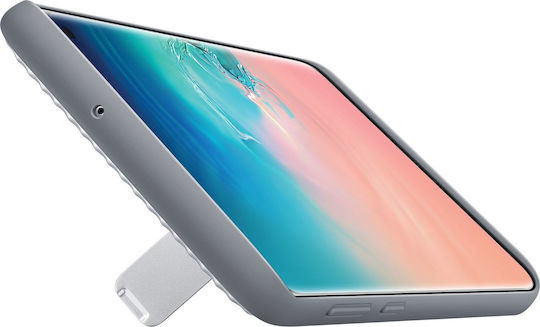 Samsung Back Cover Πλαστικό Ασημί (Galaxy S10)