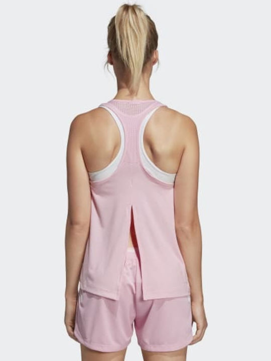 Adidas Design 2 Move Feminină Sportivă Din bumbac Bluză Fără mâneci Roz