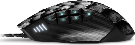 Sharkoon Drakonia II RGB Gaming Gaming Maus 15000 DPI Schwarz