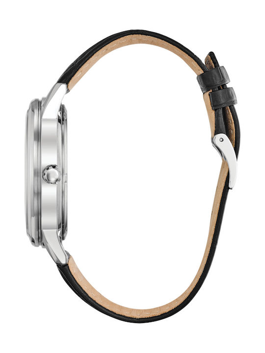 Citizen Corso Ceas Eco - Drive cu Negru Curea de piele